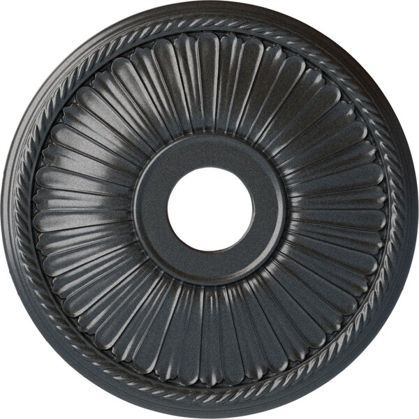 Ekena Millwork Berkshire Ceiling Medallion (Fits Canopies up to 6 3/8"), 20 1/8"OD x 3 7/8"ID x 1 7/8"P, Pewter CM20BE1PES - main